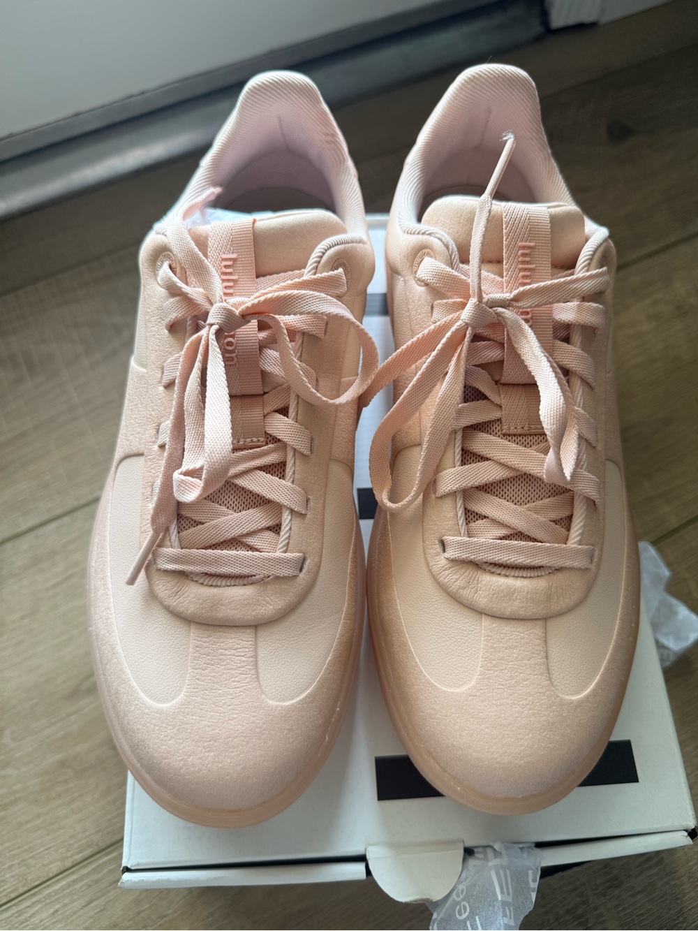 lululemon athletica Blush Pink Low-Profile Lace-Up Sneakers